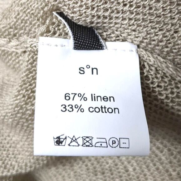 SERIE NUMERICA Linen Multi Knit Lagenlook Asymmetrical Dress S - Picture 9 of 10